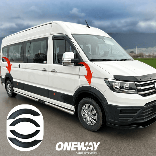 Oneway Radlaufblenden VW Crafter MK2 2017+ mit ABE TÜV