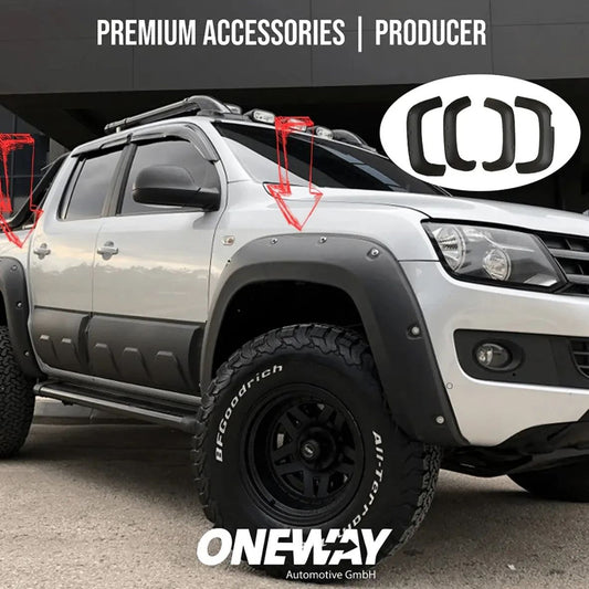 Oneway Kotflügelverbreiterungen VW Amarok MK1 2010-2016 mit ABE TÜV FF02.001