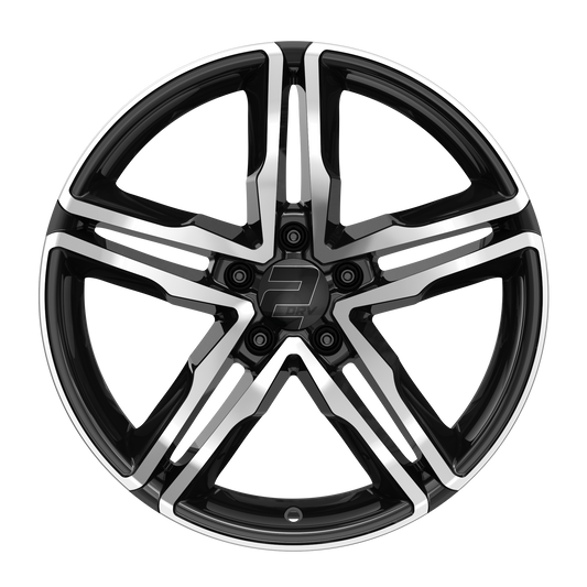 2DRV Felge WH11 Schwarz Hochglanzpoliert