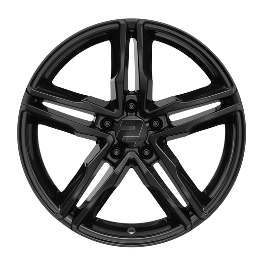 2DRV Felge WH11 Schwarz glänzend lackiert