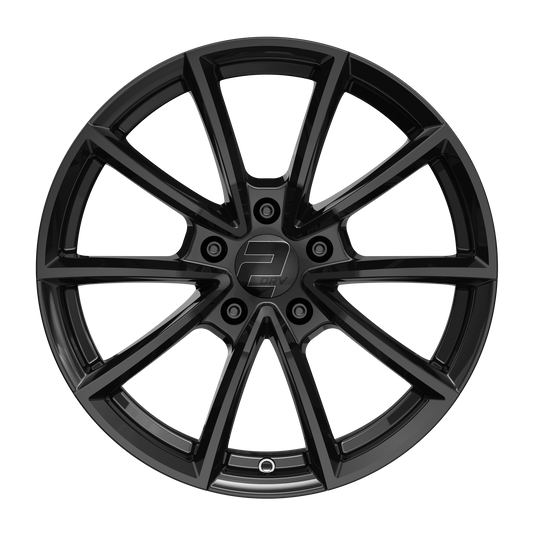 2DRV Felge WH28 Schwarz glänzend lackiert