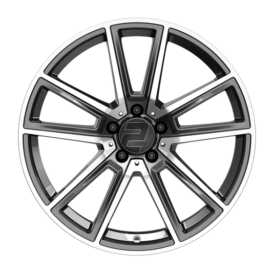 2DRV Felge WH30 Daytona Grau Hochglanzpoliert