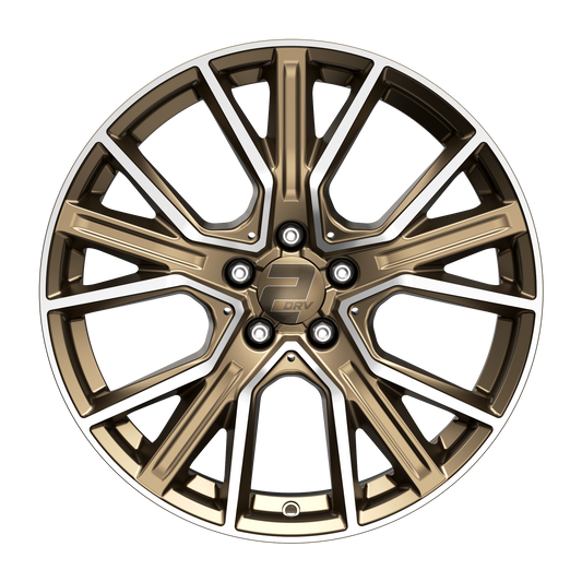 2DRV Felge WH34 Bronze matt Hochglanzpoliert