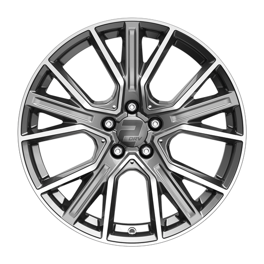 2DRV Felge WH34 Daytona Grau Hochglanzpoliert