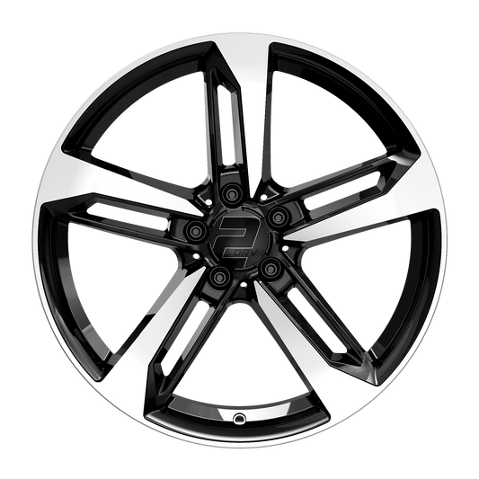 2DRV Felge WH36 Schwarz Hochglanzpoliert