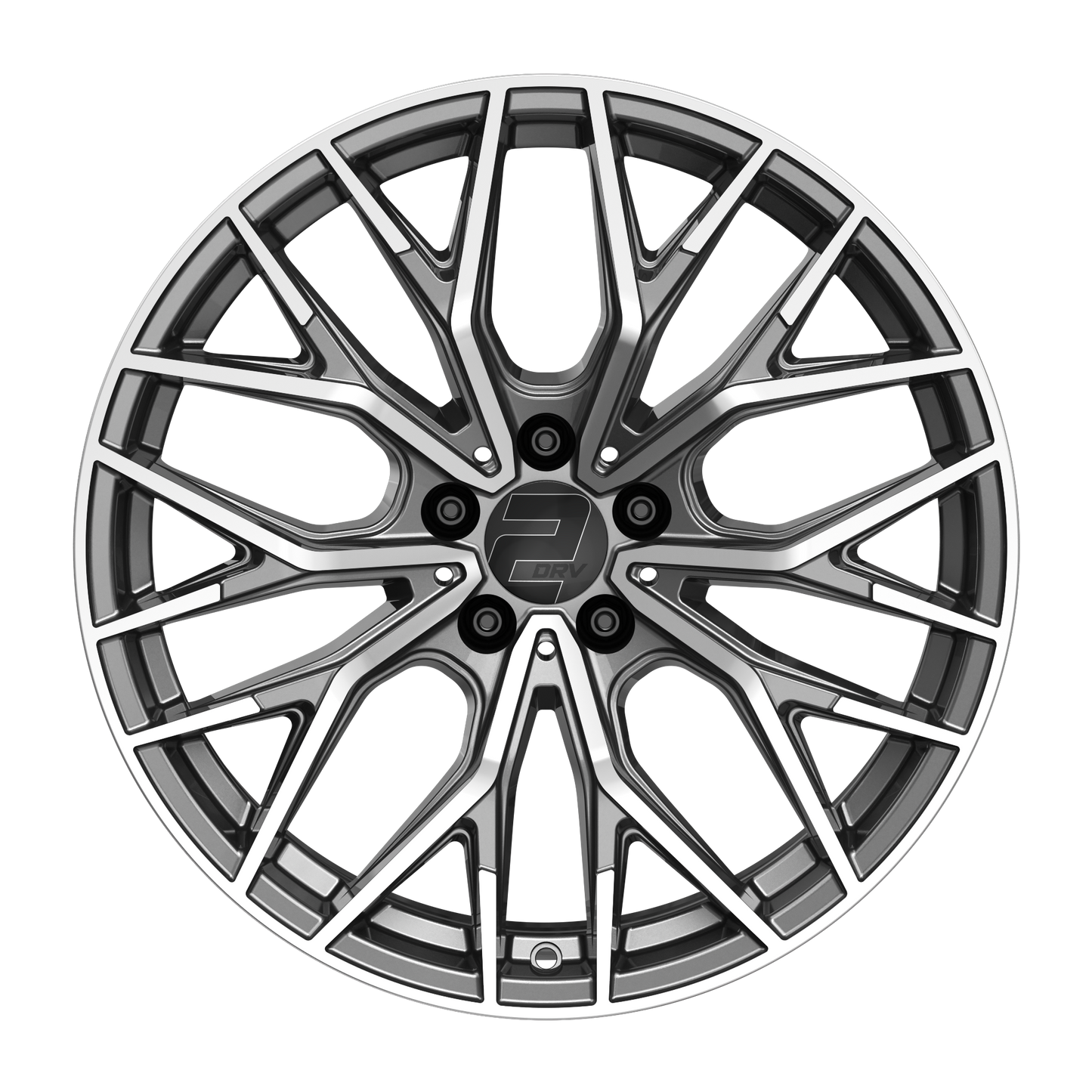 2DRV Felge WH37 Daytona Grau Hochglanzpoliert