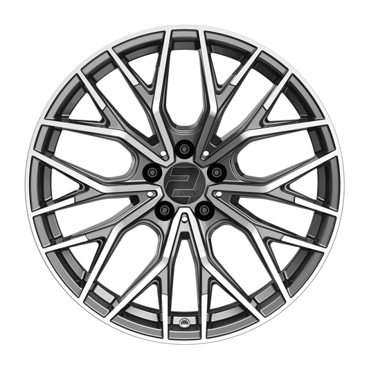 2DRV Felge WH37 Daytona Grau Hochglanzpoliert