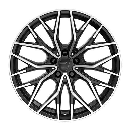 2DRV Felge WH37 Schwarz Hochglanzpoliert