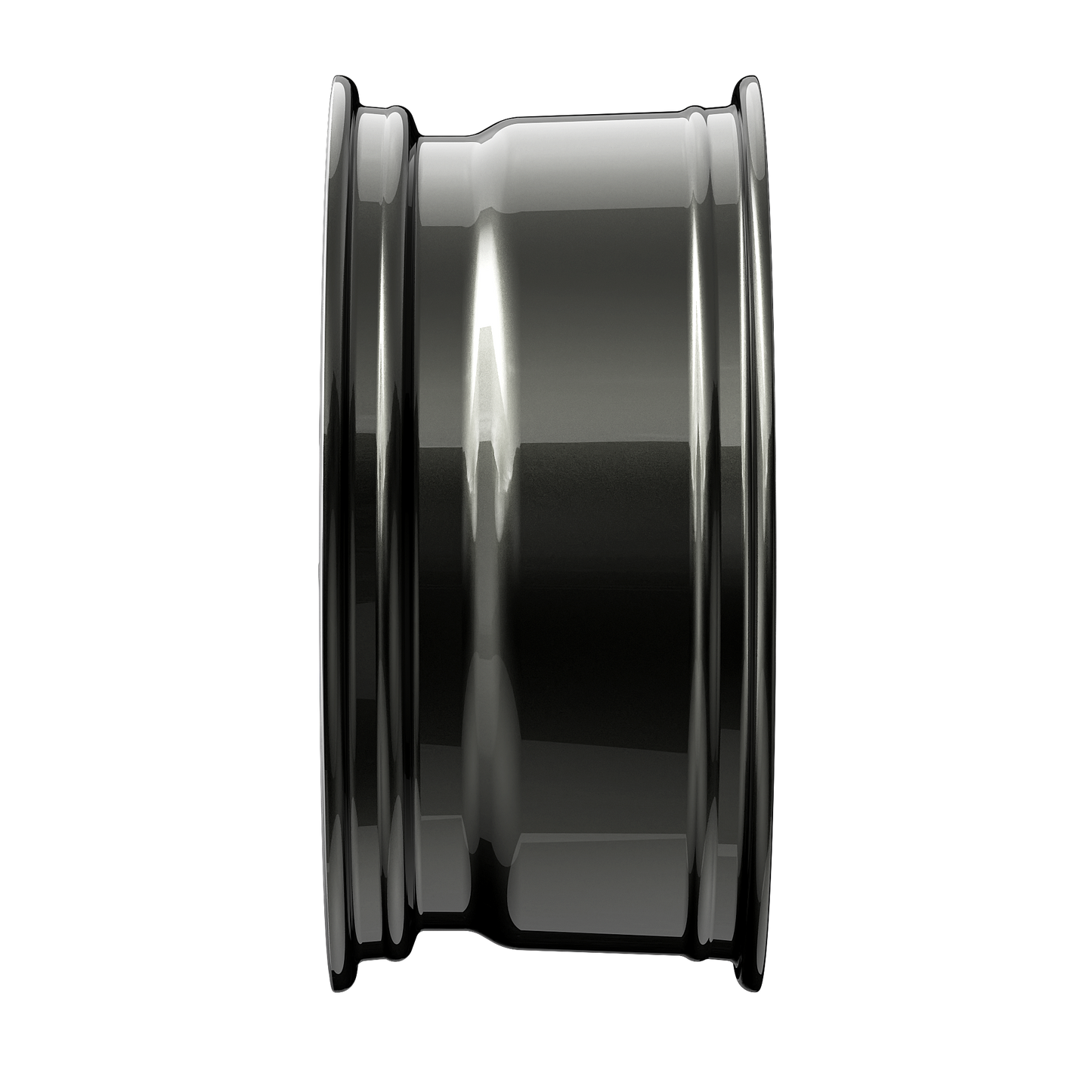 2DRV Felge WH39 Dark Gunmetal lackiert mit Hochglanzpoliertem Felgenbett