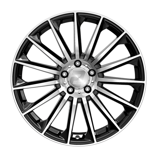 2DRV Felge WH39 Schwarz Hochglanzpoliert