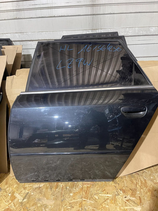 Original Audi A6 S6 RS6 4B Kombi Türe Links Hinten LZ9W ebony schwarz Tür