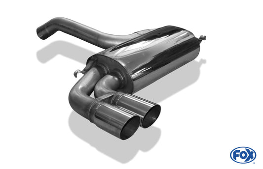 Audi Urquattro Endschalldämpfer Ø76mm - 2x76 Typ 14