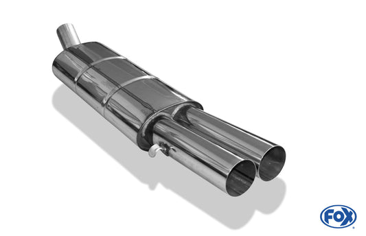 Audi 80/90 - Typ 89, B3 Limousine/ Coupe/ 80 B4 - Cabrio Endschalldämpfer - 2x76 Typ 10