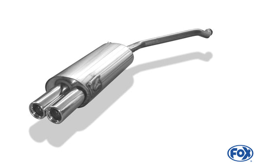 Audi 80 Typ B4 Limousine & Avant Endschalldämpfer zweiflutig - 2x76 Typ 13