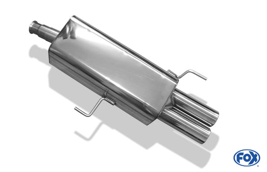 Audi 80 Typ B4 Limousine & Avant Endschalldämpfer Ø63,5mm - 2x76 Typ 10