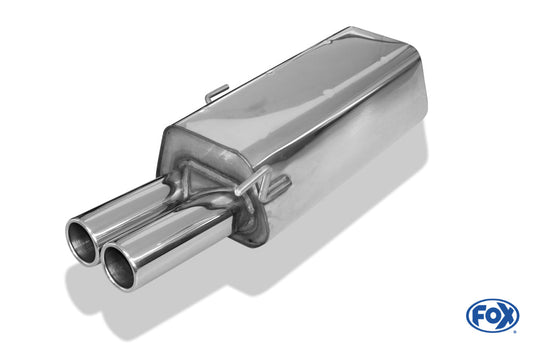 Audi 80 Typ B4 Limousine & Avant Endschalldämpfer Ø63,5mm - 2x76 Typ 12