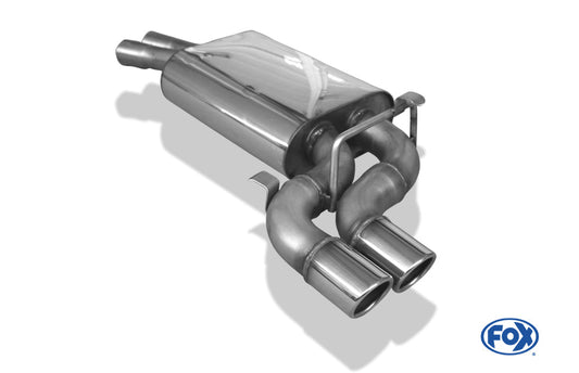 Audi V8 Typ D11 Endschalldämpfer - 2x70 Typ 16