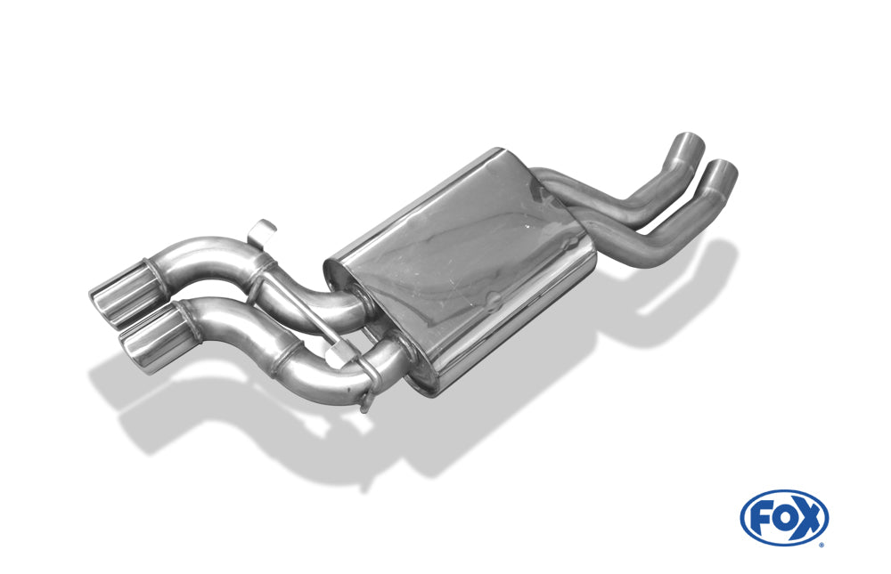 Audi V8 Typ D11 Endschalldämpfer - 2x70 Typ 16