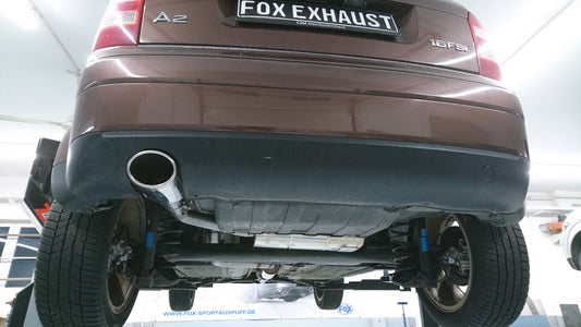 FOX Audi A2 - 1,4l TDI 55/66kW Halbanlage ab Kat - 115x85 Typ 32