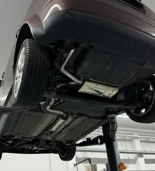 FOX Audi A2 - 1,4l - 34l Tank Halbanlage ab Kat - 1x63 Typ 26 (Bestehend aus End- und Vorschalldämpfer mit Endrohr)