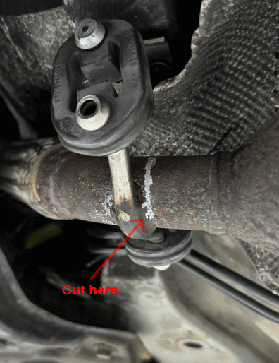 FOX Audi A2 - 1,4l TDI 55kW Vorderrohr mit Flexstück passend auf den originalen Kat