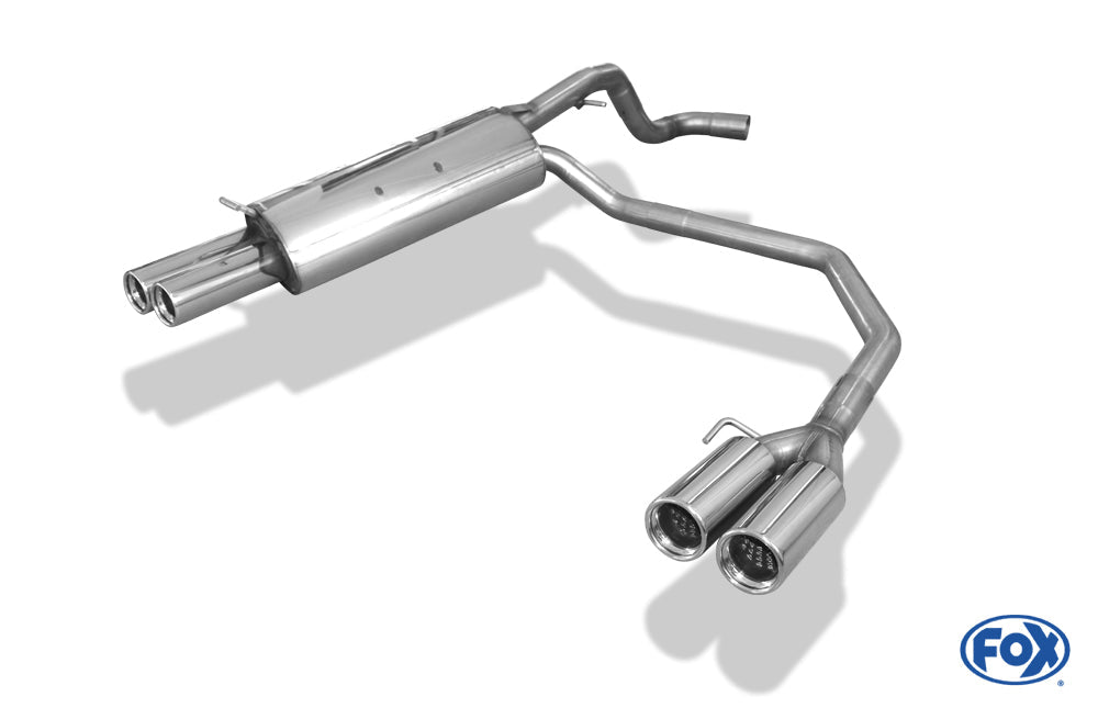Audi A3 Typ 8L Endschalldämpfer Ausgang rechts/links - 2x76 Typ 13 rechts/links