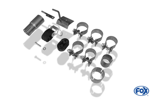 VW Beetle Typ 1C/ 9C Endschalldämpfer Ausgang rechts/links - 135x80 Typ 53 rechts/links