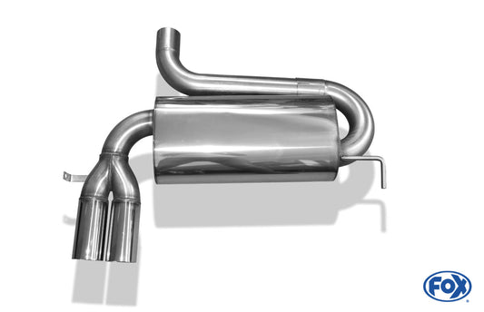 Audi S3 Typ 8L Endschalldämpfer Ø70mm - 2x76 Typ 10