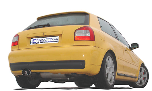 Audi S3 Typ 8L Endschalldämpfer Ø70mm - 2x80 Typ 16
