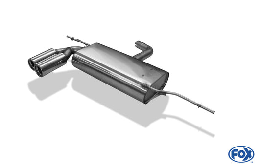 Audi A3 - 8P (3-Türer) Endschalldämpfer - 2x76 Typ 13