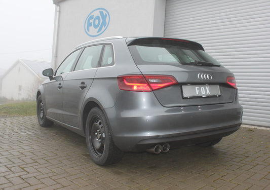 Audi A3 - 8V Sportback Endschalldämpfer einseitig - 2x80 Typ 25