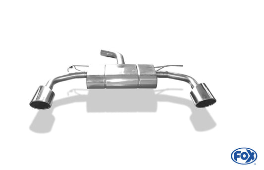 Audi A3 - 8V Sportback Endschalldämpfer Ausgang rechts/links - 140x90 Typ 44 rechts/links