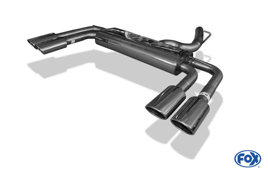 Audi S3 - 8V Stufenheck + Cabrio Endschalldämpfer Ausgang rechts/links - 2x106x71 Typ 44 rechts/links