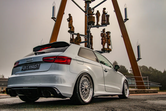 FOX Audi A3 - 8V Sportback quattro FVL Endschalldämpfer Ausgang rechts/links - 160x130 Typ 38 rechts/links