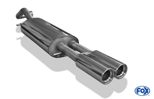 Audi A4 Typ B5 Endschalldämpfer - 2x76 Typ 13