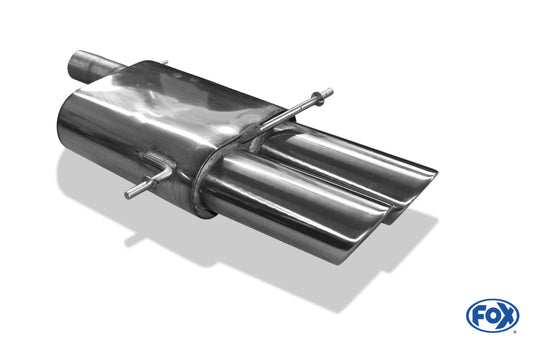 Audi RS4 B5 Endschalldämpfer - 2x115x85 Typ 32