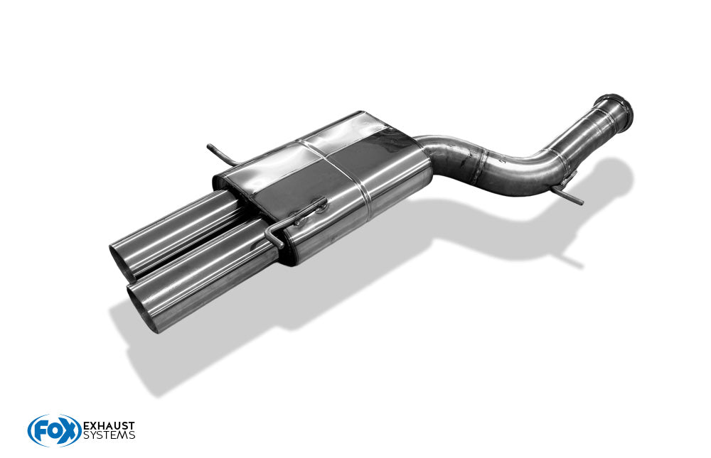 FOX Audi RS4 B5 Endschalldämpfer 90mm - 2x90 Typ 25