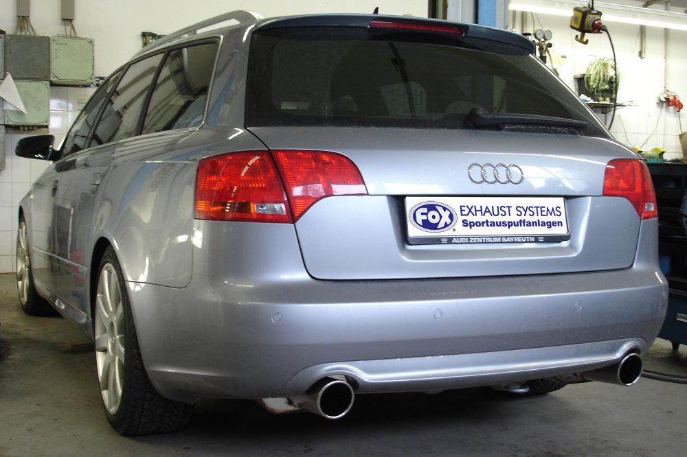Audi A4 Typ B7 quattro Endschalldämpfer rechts/links Ø63,5mm - 1x90 Typ 17 rechts/links