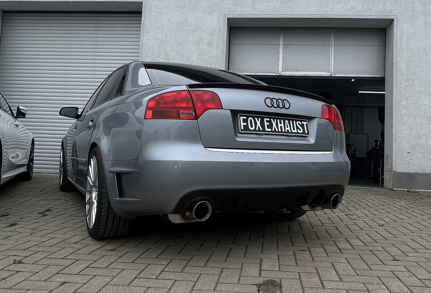 FOX Audi A4 Typ B7 quattro DTM Edition Endschalldämpfer rechts/links Ø63,5mm - 1x100 Typ 25 rechts/links