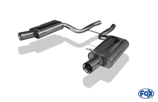 Audi S4 B6 Endschalldämpfer rechts/links - 1x100 Typ 24 rechts/links