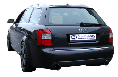 Audi S4 B6 Endschalldämpfer rechts/links - 1x100 Typ 24 rechts/links