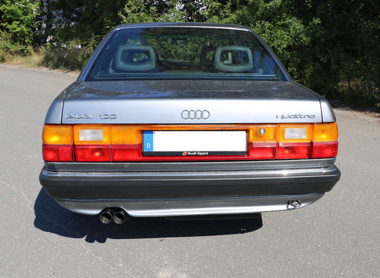 FOX Audi 100 quattro Typ C3 Endschalldämpfer - 2x63 Typ 10 Kopie