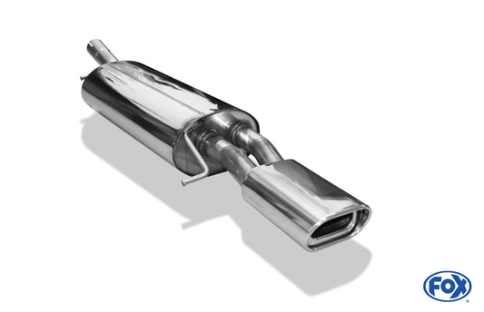 Audi A6 Typ 4B mit Stoßstangenausschnitt Endschalldämpfer - 135x80 Typ 53