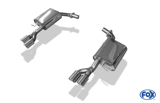 Audi A6 Typ 4F Endschalldämpfer rechts/links - 2x76 Typ 17 rechts/links