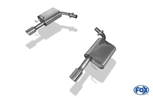 Audi A6 Typ 4F Endschalldämpfer rechts/links - 1x90 Typ 17 rechts/links