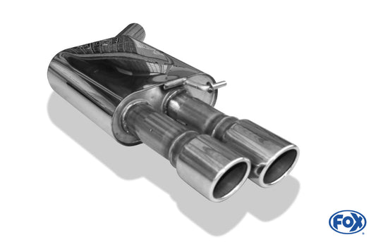 Audi A6 4G - 2,0l TDI Endschalldämpfer einseitig - 2x90 Typ 16