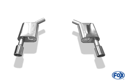 Audi A6 4G - 2,0l TFSI + 2,8l FSI Endschalldämpfer rechts/links - 1x100 Typ 16 rechts/links