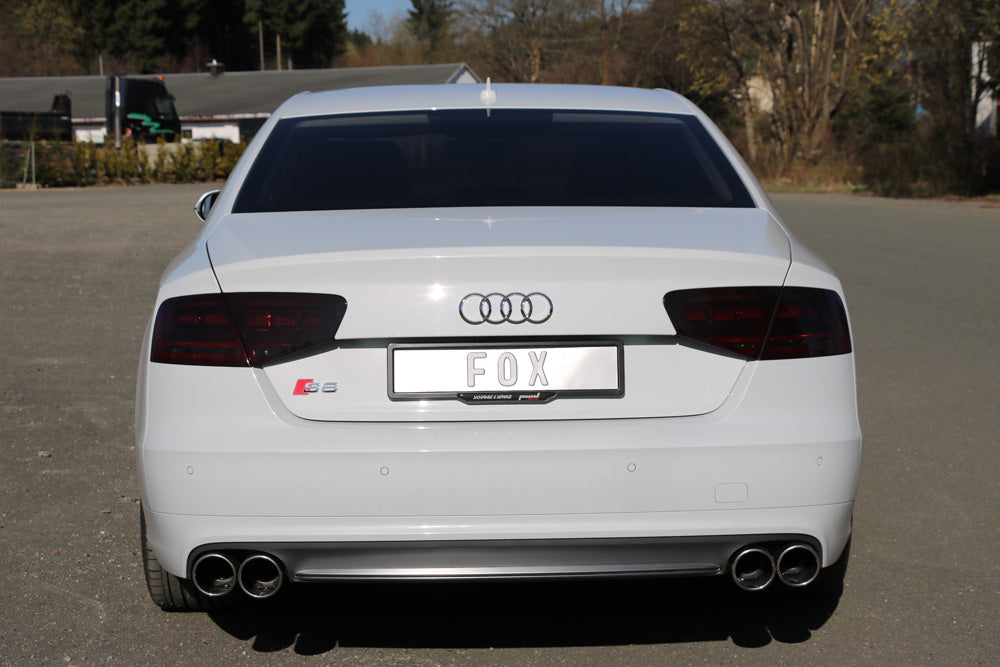 Audi S8 Typ 4H Endschalldämpfer rechts/links zweiflutig - 2x100 Typ 16 rechts/links