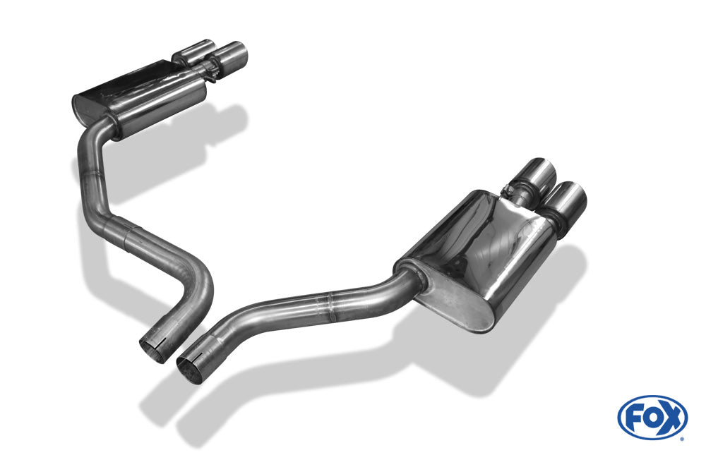 Audi S8 Typ 4H Endschalldämpfer rechts/links zweiflutig - 2x100 Typ 16 rechts/links