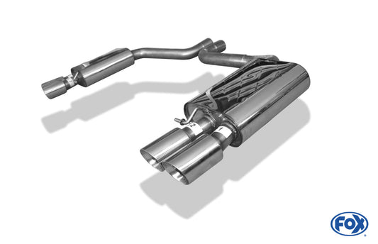 Audi S8 Typ 4H Endschalldämpfer rechts/links zweiflutig - 2x100 Typ 25 rechts/links